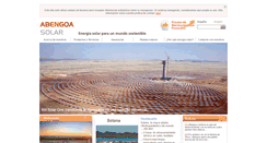 Desktop Screenshot of abengoasolar.com